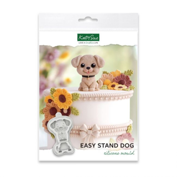 Silicone Mould - Easy Stand Dog